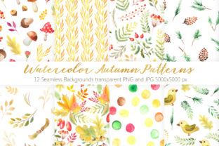 Embrace the Season with Watercolor Autumn Patterns Vol.2: A Creative and Versatile Design Solution