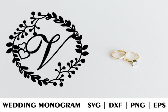 Enhance Your Wedding Decor with the Letter V of Wedding Decorative Monogram