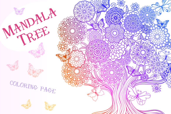 Explore Creativity with Mandala Tree Coloring