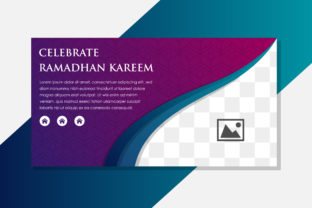 Explore Elegant Purple Blue Islamic Banners