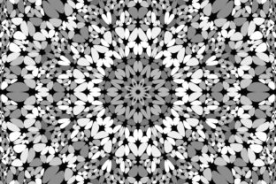 Explore the Elegance of Seamless Grey Mandala Patterns