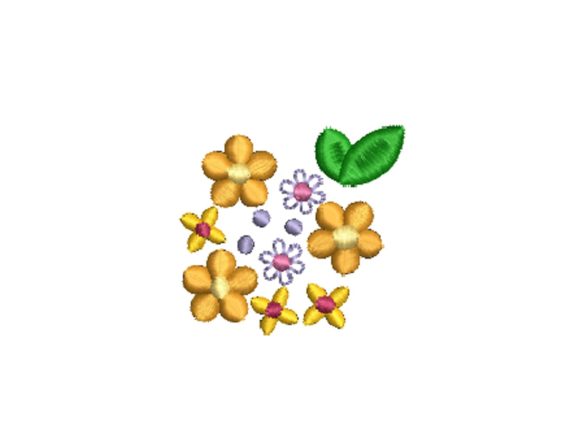 Exploring the Versatility and Charm of Small Flowers in Machine Embroidery