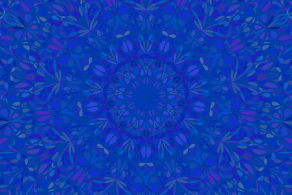 Exploring the Versatility of Blue Geometrical Flower Backgrounds