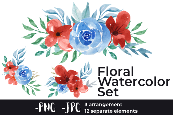 Exploring the Versatility of Watercolor Rose Arrangements Set