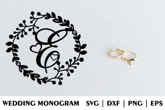 Letter E of Wedding Decorative Monogram: A Unique and Versatile Design for Your Special Day