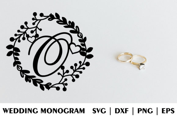 Letter O Monogram for Elegant Wedding Decor
