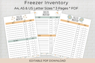 Organize Your Freezer with Beautiful Printables
